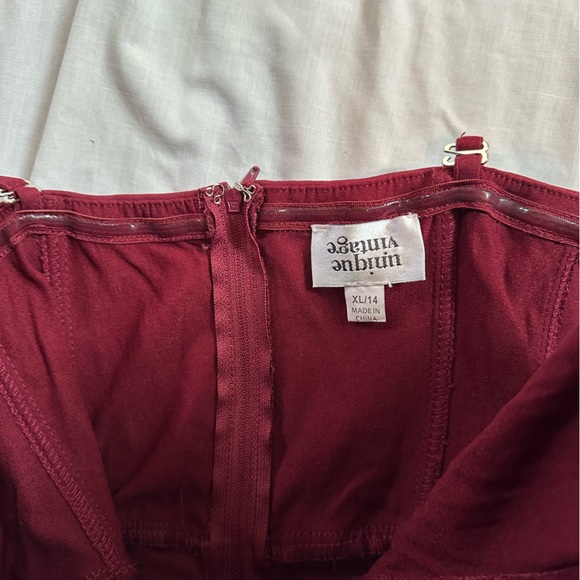 Unique Vintage Corset Midi Dress Renaissance Faire Cosplay Fairy Pirate Poetcore - Picture 2 of 11